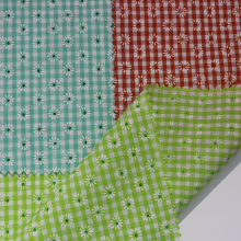 100 cotton lining yarn dyed check shirting fabrics