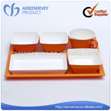 Top popular simple functional plastic tableware for restaurants