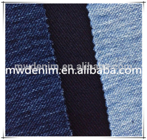 Knitted Denim 96%cotton 4%spandex elastic knit fabric
