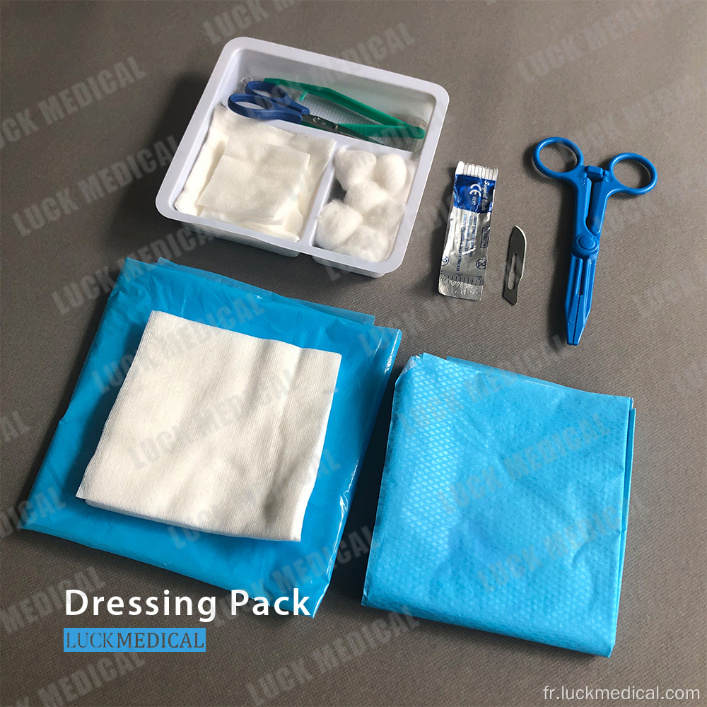 Kit de pansement médical jetable