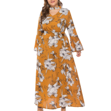 casual Plus Size ladies dress