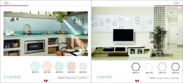 manufacturer price decor interior hexagonal wall ceramic tile