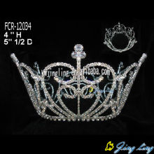 Wholesale Round Beauty Queen Crowns For Sale