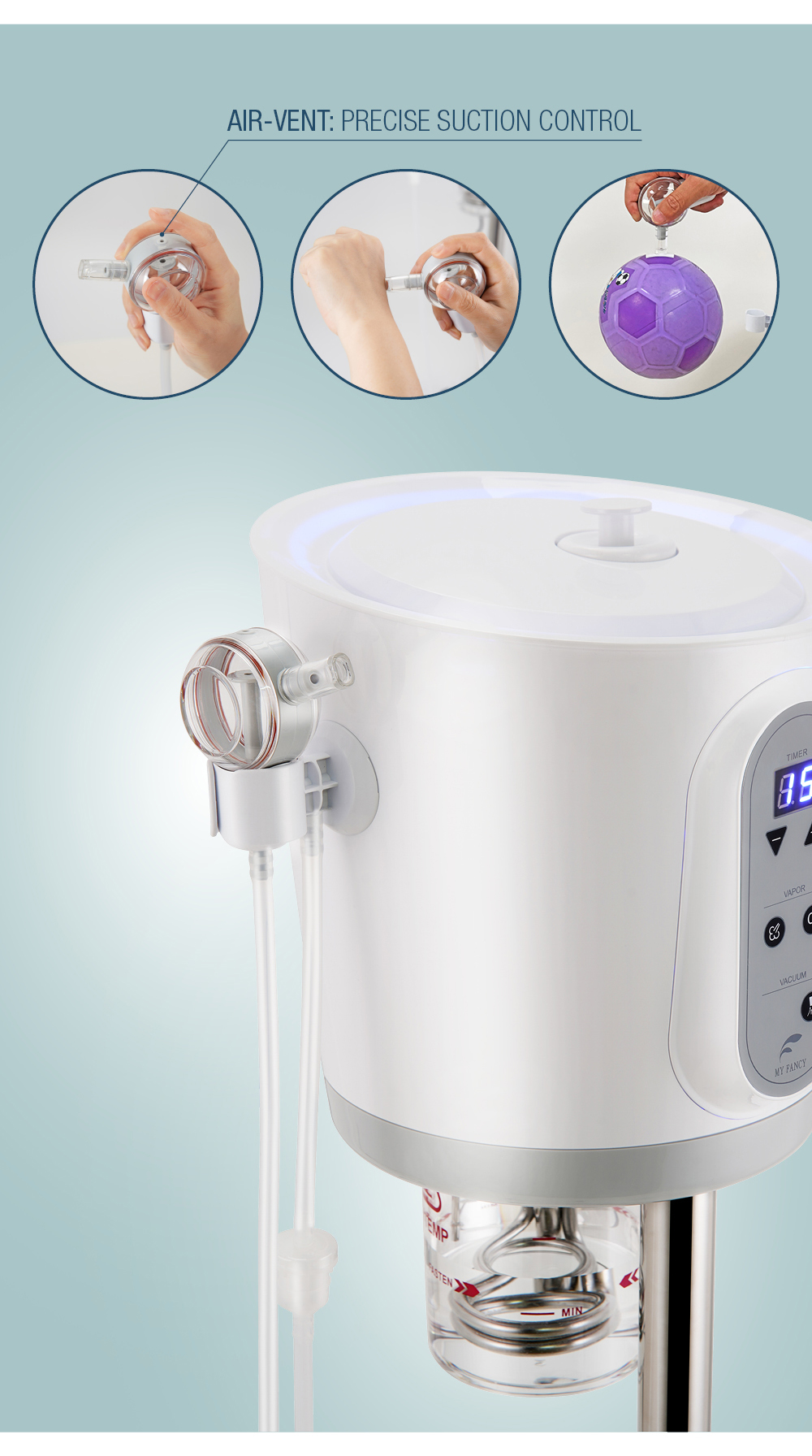 vaporizador facial con ozono ozone facial steamer