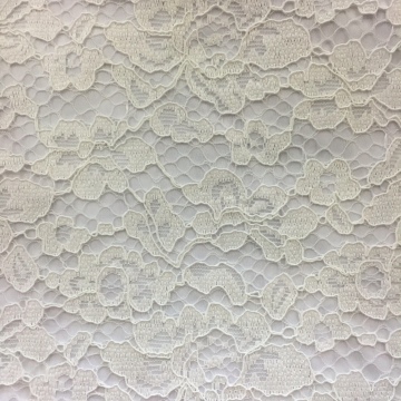 Women's polyester withe lace short sleeves dress