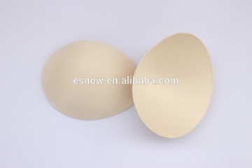 Popular 100% Polyester Fabric Sponge Bra Pad for Swimwear