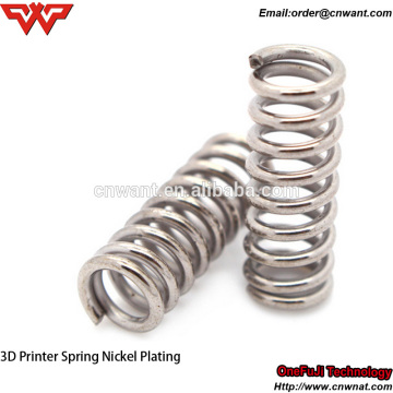 3d printer spring 3d extruder strong spring Plate with nickel spring wade/Ultimaker /Makerb 3d Printer Parts nickelage