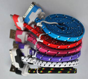 USB Cable, for iPhone Cable, Fabric Cord