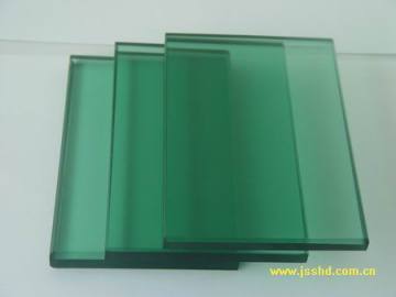 Dark green float glass