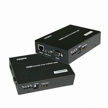 HDBaseT HDMI Extender, Supports CEC, Over 100m CAT5e Cable, with 3D and IR Control