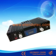 27dBm 80dB Amplificateur de signal mobile à bande triple GSM / Dcs / WCDMA avec affichage numérique