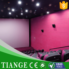 Polyester fiber fabric acoustical ceiling paenl in cinema hot sale cinema wall panel