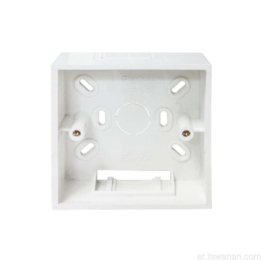 86*86 PVC Junction Box مربع لوحة التحكم الإلكترونية