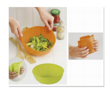 Silicone Mesh Strainer Colander Basket