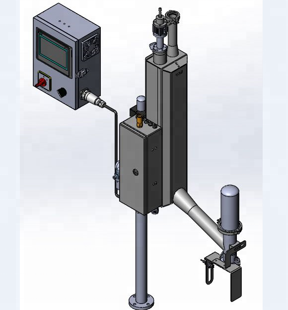 Sistema de inyección de nitrógeno líquido para latas.