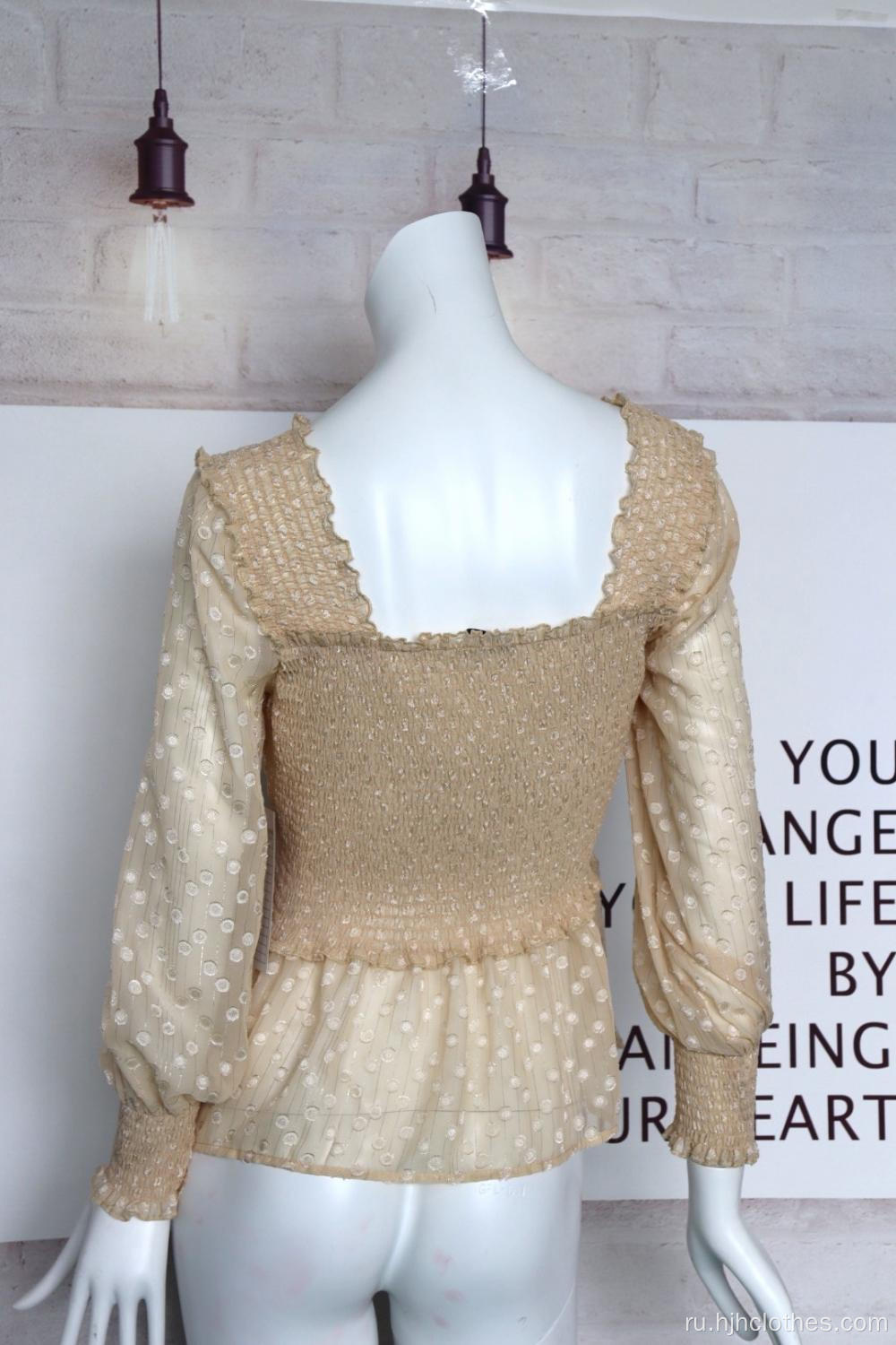 Пуловер с длинным рукавом с эффектом дизайна