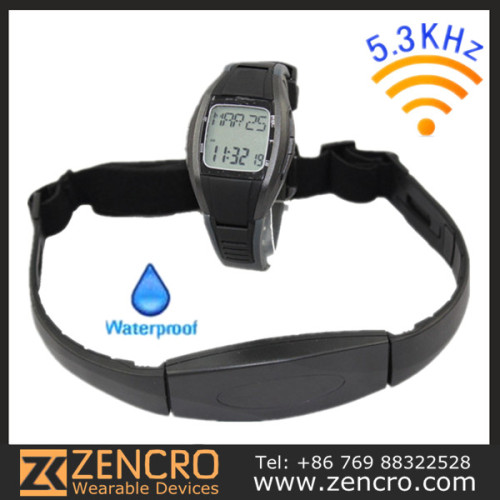 5.3kHz Heart Rate Monitor with Chest Strap