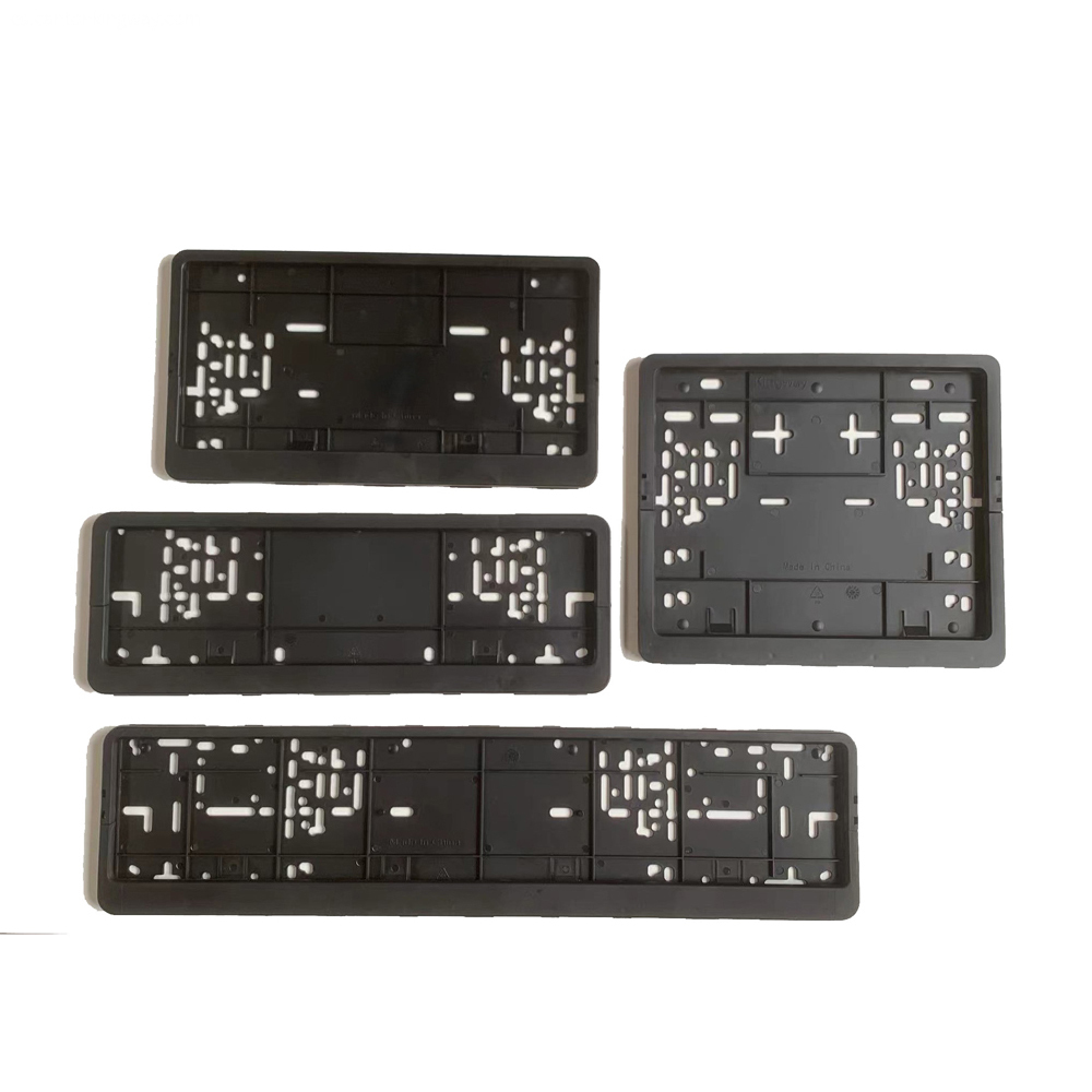 4 Sizes Of Black License Plate Frames