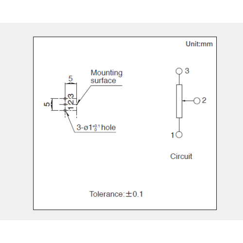 Drehpotentiometer der Serie Rk097