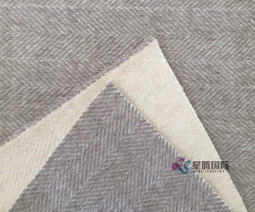 Herringbone Woolen Fabric For Winter Coats