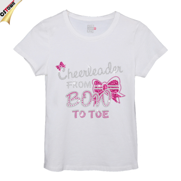 Pink Bow Wholesale T Shirt Iron on Letters