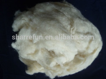 Wholesale dehaired tussah silk fibre,silk noils,raw silk fibre