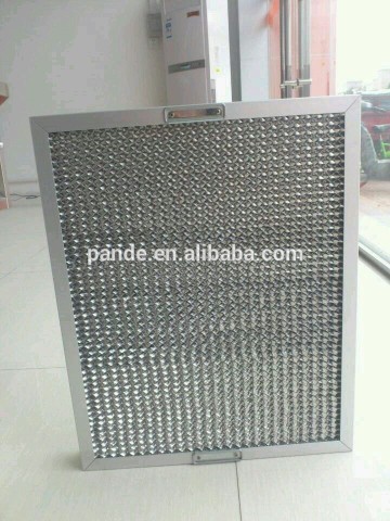kitchen range hood with aluminum honeycomb grease hood filters