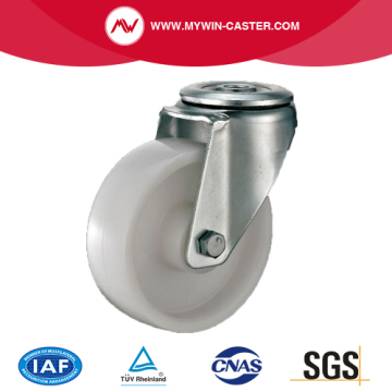 Bolt Hole PP Swivel Industrial Caster