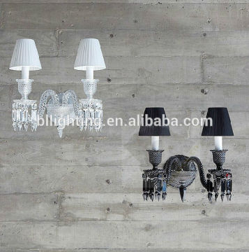French Baccarat style hotel wall lamps