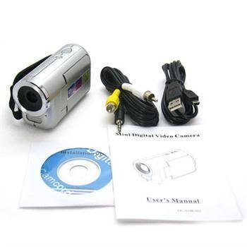12mp White Lcd Light 4x Digital Zoom Digital Video Hd Mini Dv Camera Camcorder