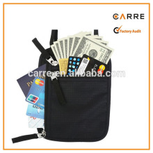 custom polyester travel pouch passport holder passport neck pouch passport pouch
