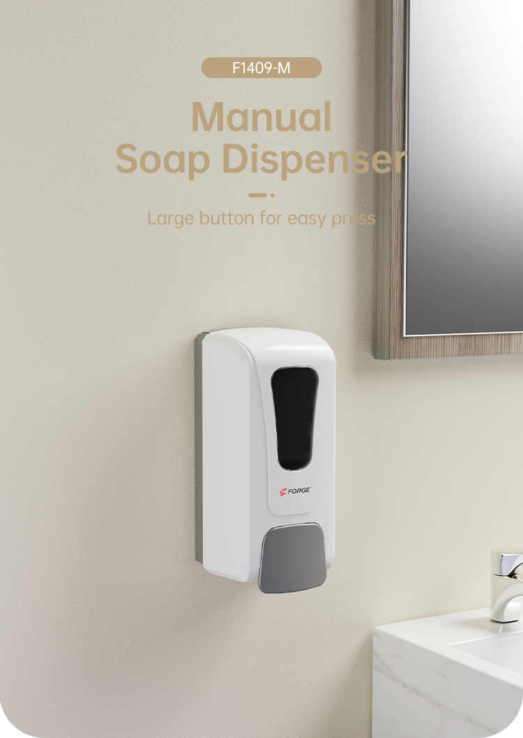 Wall Mount Gel Liquid soap Alcohol Spray Quality plastic Hand Soap dispenser Manual