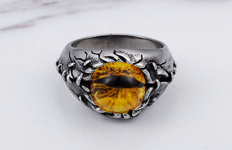 mens eye ring