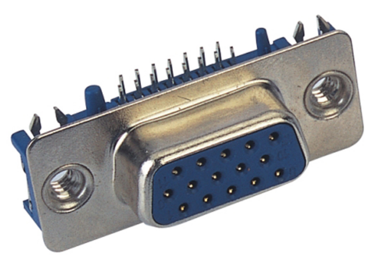 Slanke 15F drop-in D-SUB-connectoradapter