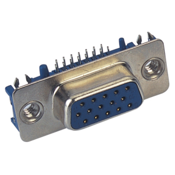 Adaptador de conector D-SUB empotrable delgado 15F