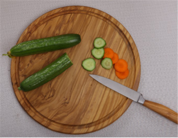 Olive Wood Round Board