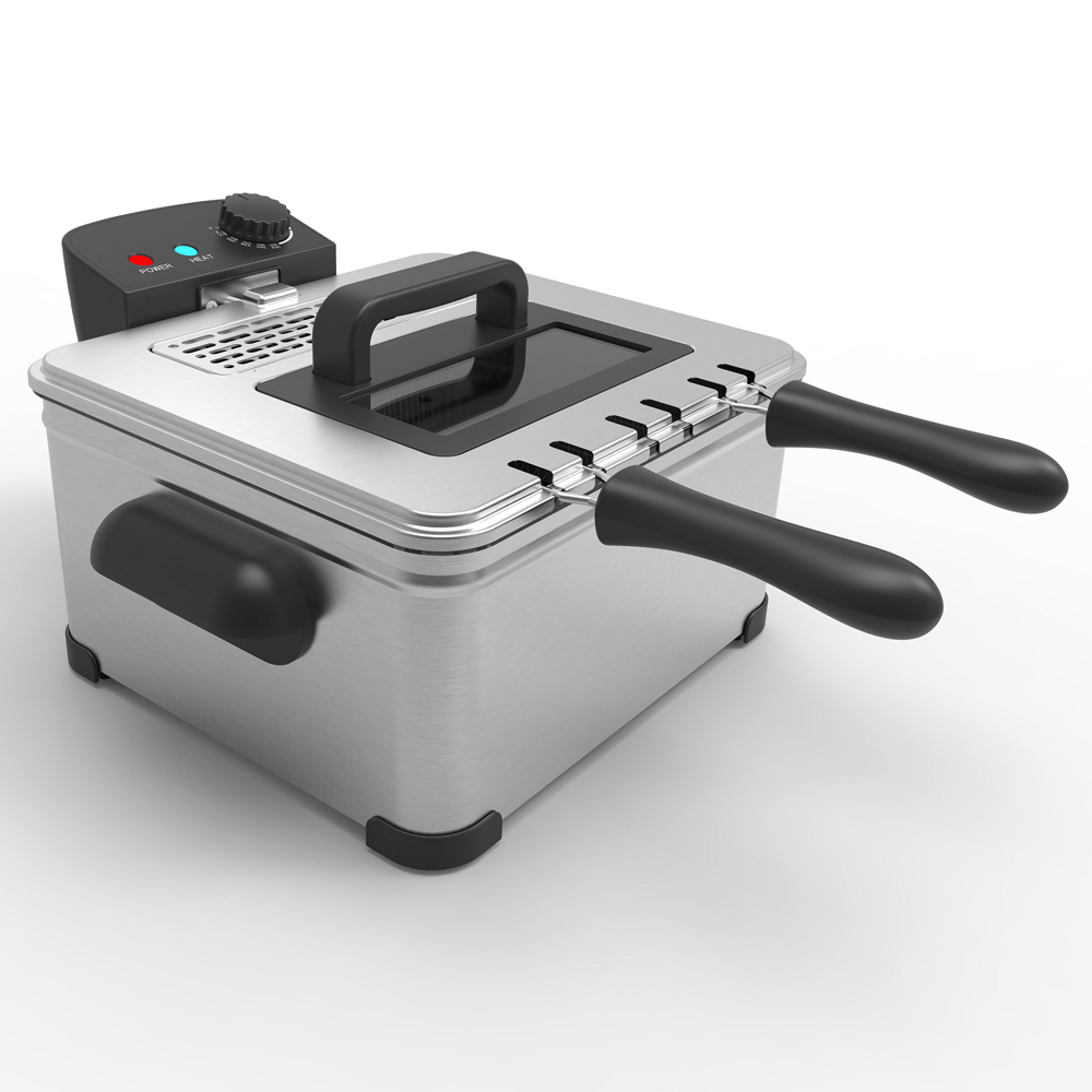 Large Stainless Steel Electric Deep Fryer