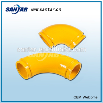 90 Degree Concrete Pump Elbow, Double Layer Elbow/Pipe for Zoomlion Concrete Pump