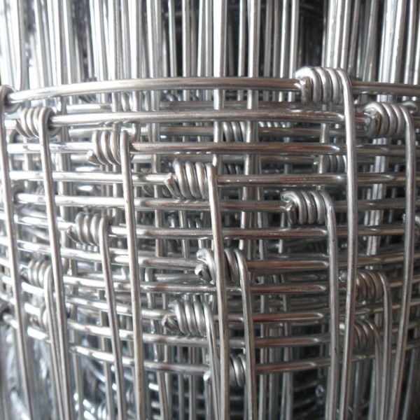 Field Fence Silver Steel Woven Wire