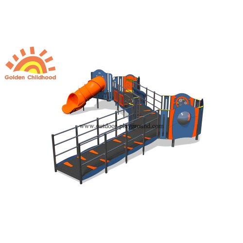 HPL Outdoor Panel Slide Equipment Playground For Children