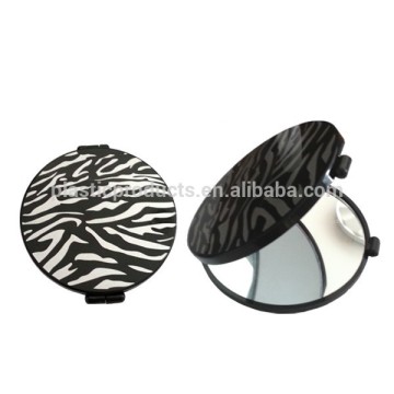 Travel folding plastic vanity mirror