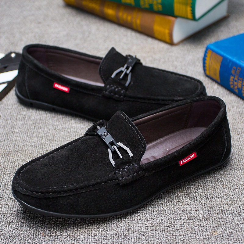 OEM ODM Summer Female Leather Flats Man Shoe Wholesale Loafers Mocassin Casual Flat Shoes for Men