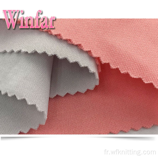 Tissu 100% polyester recyclé en spandex