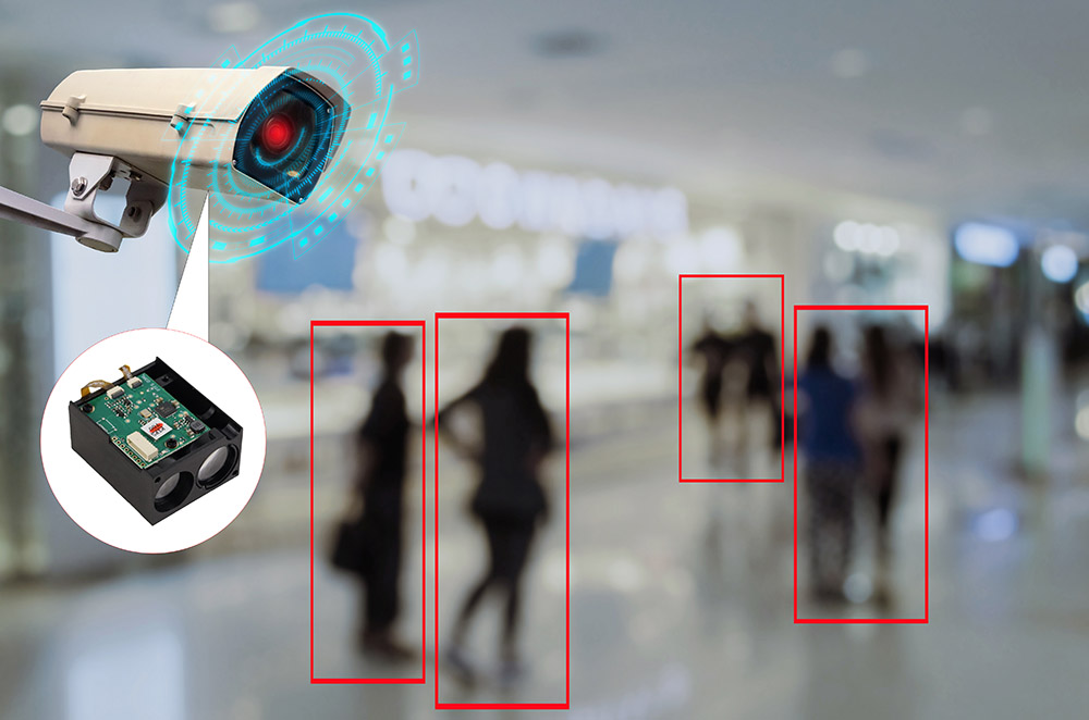 เซ็นเซอร์ระยะทางเลเซอร์ Meskernel ใน People Cou Meskernel Laser Distance Sensor in People Cou