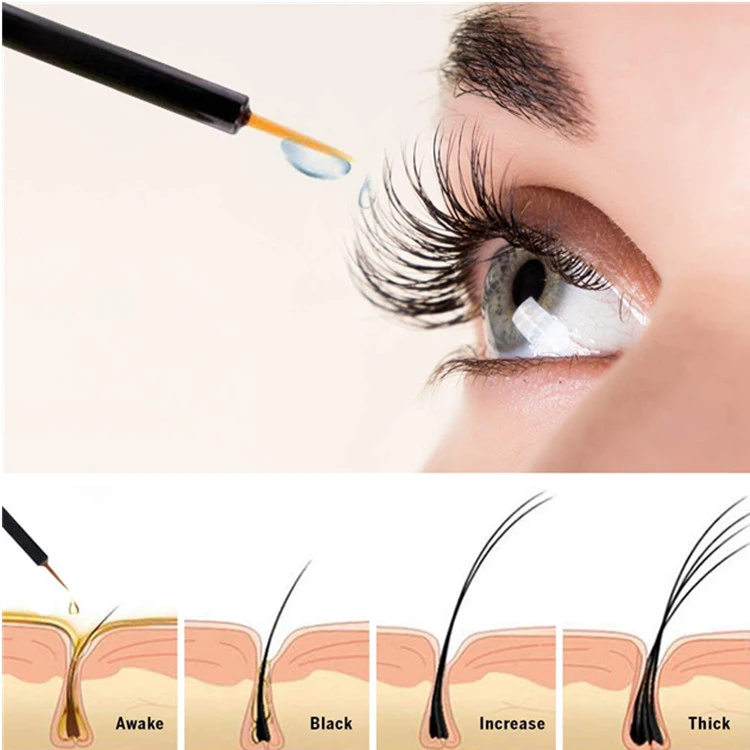 Custom Vegan Makeup OEM Eye Lash Eyelash Growth Serum