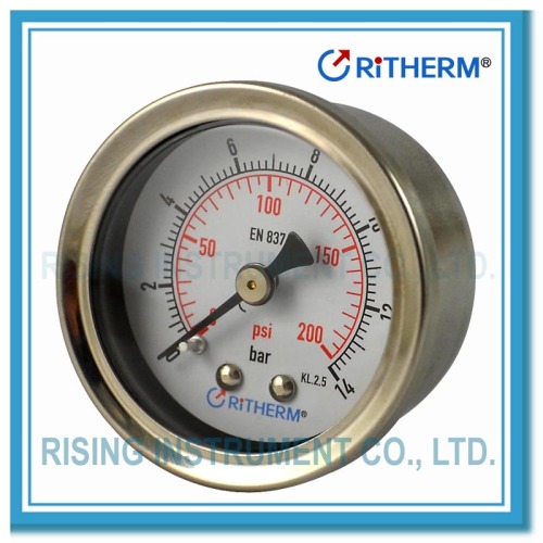 12000402 pressure gauge manometer,oil filled pressure gauge