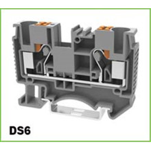 Zacisk sprężynowy typu Push In na szynie DIN 6mm2