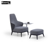 French style high back recliner armchair