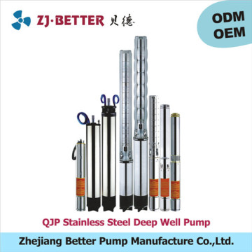 QJP stainless steel deep well pumps bore well pump