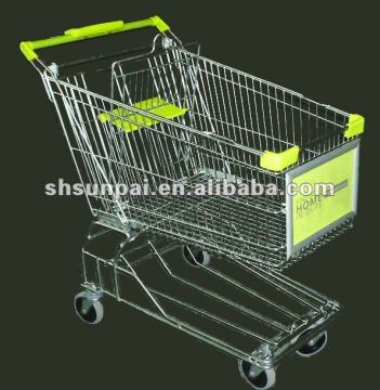Shopping Trolley with Advertising Board